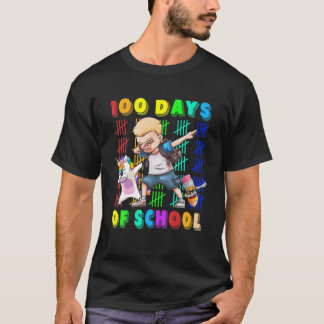Lycklig 100-årsdagen för skollärare Studenter 100 T Shirt
