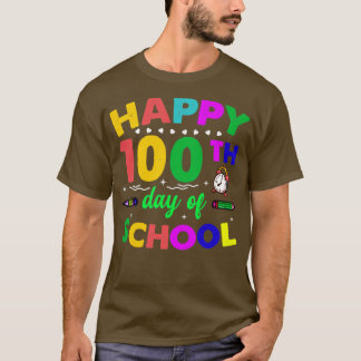 Lycklig 100-årsdagen för skolläraren och skolunder t shirt
