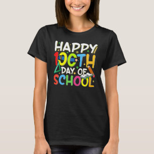 Lycklig 100-årsdagen för skolläraren Student Funny T Shirt
