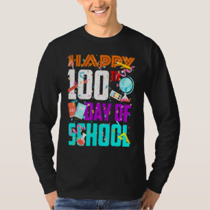 Lycklig 100-årsdagen för skolläraren Student Ki T Shirt