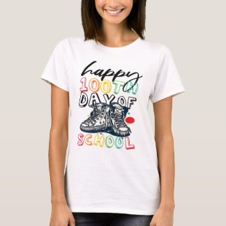Lycklig 100-årsdagen för skolläraren Studenter Lyc T Shirt