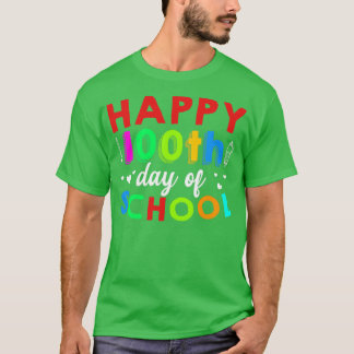 Lycklig 100-årsdagen för skollärargåva t shirt