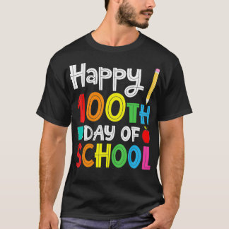 Lycklig 100-årsdagen för Student-gåva till skollär T Shirt