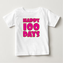 Lycklig 100 dagar - Baby 100 dagar Firande Baby T Shirt