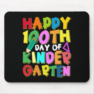 Lycklig 100 dagar för Kindergarten Kids 100 Dag fö Musmatta