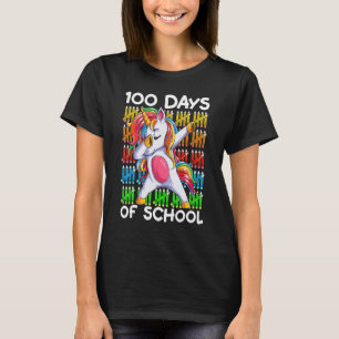 Lycklig 100 dagar för skolflickor som doftar Unico T Shirt