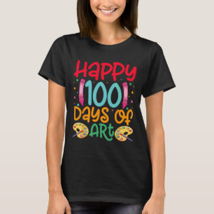 Lycklig 100 dagar för skollärare (Girls Boys G) T Shirt