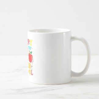 Lycklig 100 dagar för skollärargåvor kaffemugg