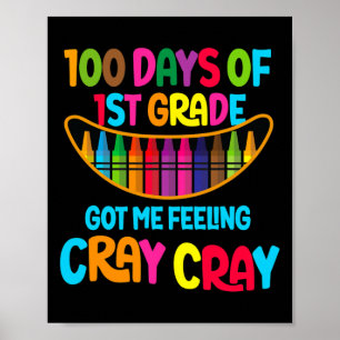 Lycklig 100 dagar med 1:a Klass Har me Känn CR Poster