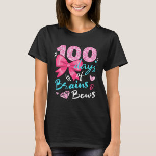 Lycklig 100 dagar med hjärnor och stränder Lycklig T Shirt