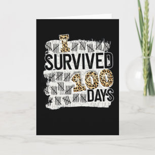 Lycklig 100 dagar med kul skoldag, 100 dagar kort