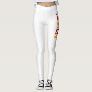 Lycklig 100 dagar med skolblyertspennan leggings