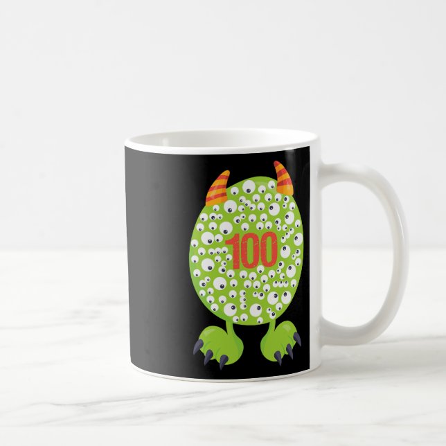 Lycklig 100 dagars barnpojke kaffemugg (Höger)