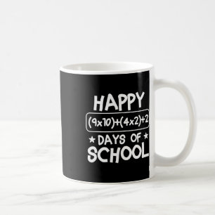 Lycklig 100 dagars skolmatematik 100 dagar i S Kaffemugg