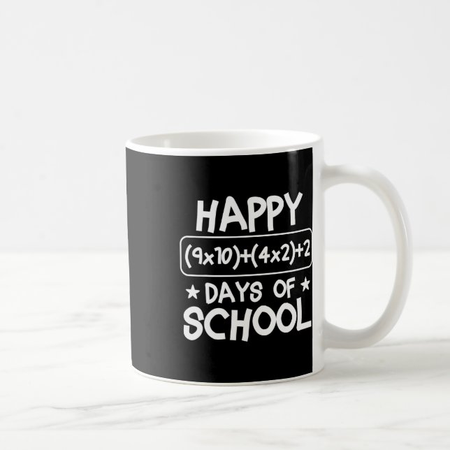 Lycklig 100 dagars skolmatematik 100 dagar i S Kaffemugg (Höger)