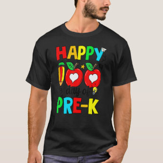 Lycklig 100-dagarsdag för före K-lärare 100 dagar T Shirt