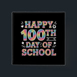 Lycklig 100-dagarsdag för regnbåge i skoltid 100 d knapp<br><div class="desc">Lycklig 100-dagarsdag för skoltid,  regnbåge 100 dagar smartare</div>