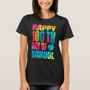 Lycklig 100-dagarsdag för skoltid, 100 dagars lära t shirt