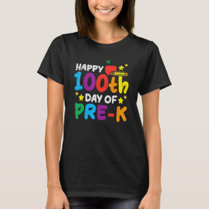 Lycklig 100-dagarsdag före KN-äppeltid 100 dagar s T Shirt