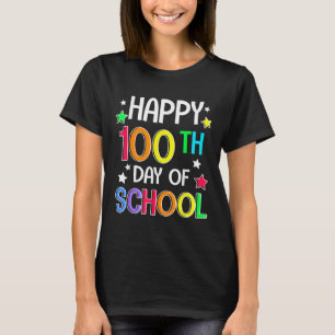 Lycklig 100-dagarsdag i skolan 100 dagar smartare t shirt