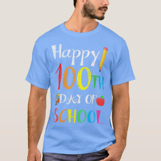 Lycklig 100-dagarsdag i skolan 100 dagar Smartare  T Shirt