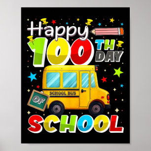 Lycklig 100-dagarsdagen för Buss-chauffören 100 da Poster