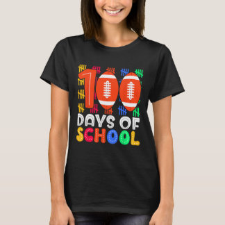 Lycklig 100-dagarsdagen för skolavhopp 100 dagars t shirt