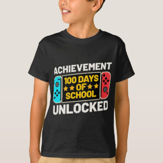 Lycklig 100-dagarsdagen för skolavslutning olåst v t shirt