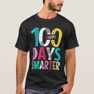 Lycklig 100-dagarsdagen för skollärare 100 dagar t shirt