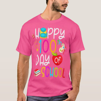 Lycklig 100-dagarsdagen för skollärare i Lycklig 1 T Shirt