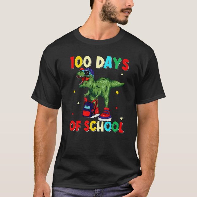 Lycklig 100-dagarsdagen för skollärare i Student 1 T Shirt (Framsida)