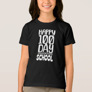 Lycklig 100-dagarsklassen Roligt i skolan firande T Shirt