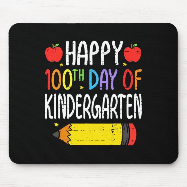 Lycklig 100-dagen för Kindergarten-läraren Student Musmatta (Framsidan)