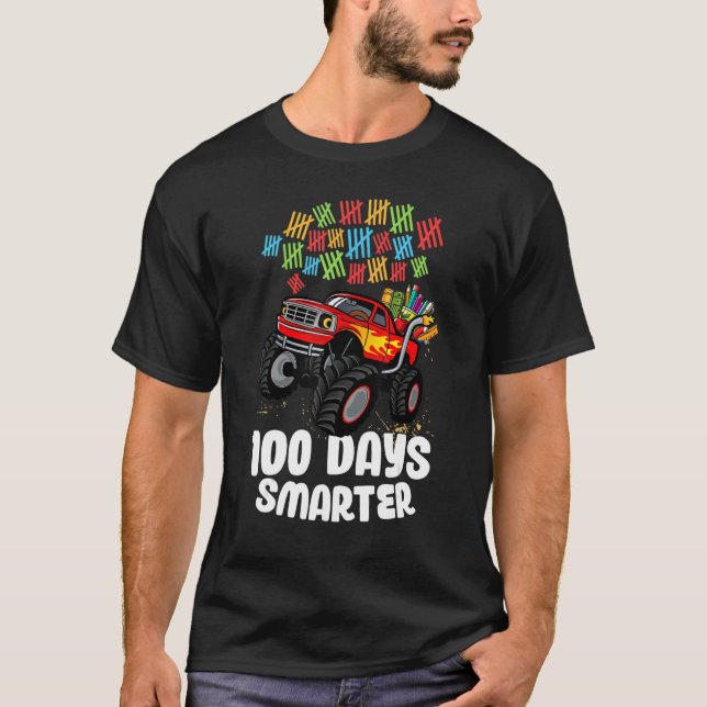 Lycklig 100-dagen för School Smarter - 100 Scho-da T Shirt (Framsida)