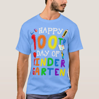 Lycklig 100-dagen i Kindergarten T Shirt