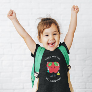 Lycklig 100-dagen Kindergarten T Shirt