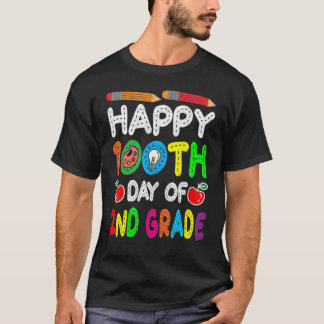 Lycklig 100:e dagen andra Klass T Shirt