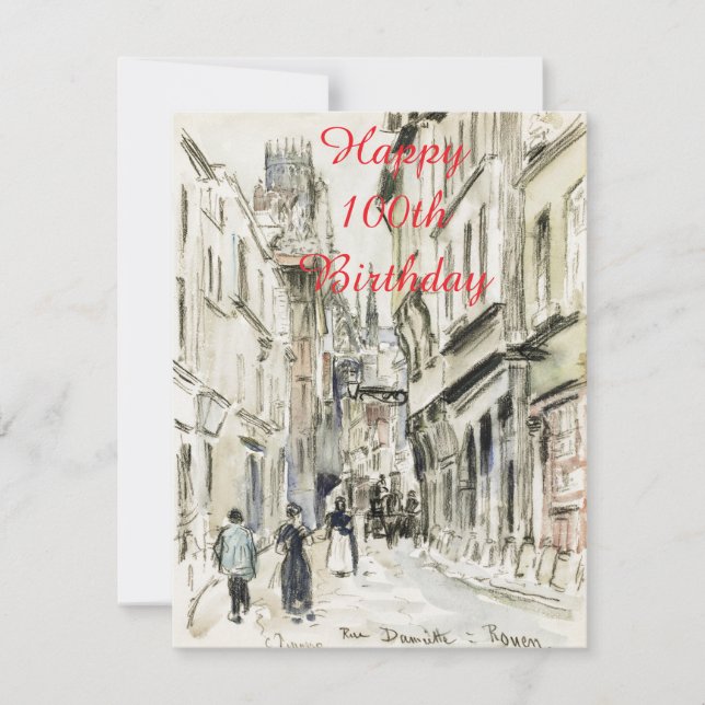 Lycklig 100:e födelsedagen. (Framsida)