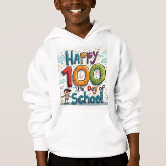 Lycklig 100 skoldag t shirt