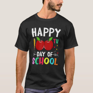 Lycklig 100 skoldagar, 100 dagar i skolan t shirt