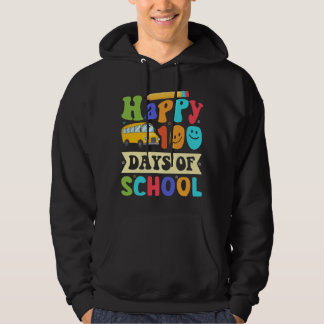lycklig 100 skoldagar 100 dagar med 100 dagar hoodie
