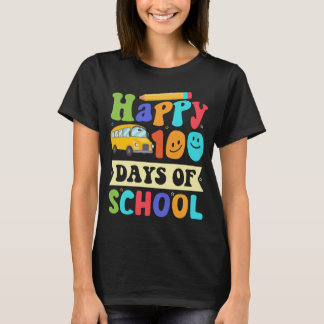 lycklig 100 skoldagar 100 dagar med 100 dagar t shirt