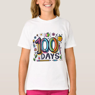 Lycklig 100 skoldagar - 100 skoldagar t shirt