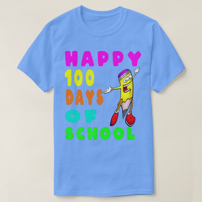 Lycklig 100 skoldagar 68 t shirt (Design framsida)