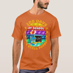 Lycklig 100 skoldagar och fortfarande högskola 4 t shirt