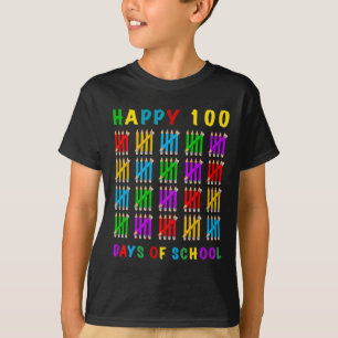 Lycklig 100 skoldagar t shirt