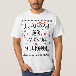 LYCKLIG 100 SKOLDAGAR T SHIRT