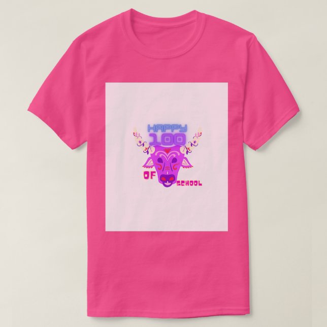 LYCKLIG 100 SKOLDAGEN 10 T SHIRT (Design framsida)