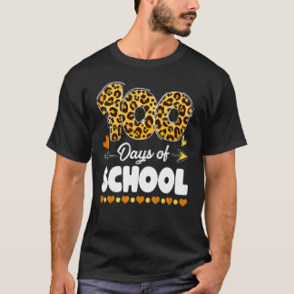 Lycklig 100 skollärardagar 100 Scho-dagen T Shirt
