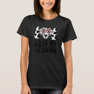 Lycklig 101 dagars Hund älskare Student eller lära T Shirt
